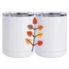 10 oz. White Stainless Steel Short Tumbler Thumbnail