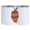 10 oz. White Stainless Steel Short Tumbler Thumbnail