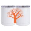 10 oz. White Stainless Steel Short Tumbler Thumbnail