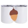 10 oz. White Stainless Steel Short Tumbler Thumbnail