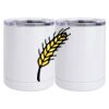 10 oz. White Stainless Steel Short Tumbler Thumbnail