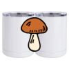 10 oz. White Stainless Steel Short Tumbler Thumbnail