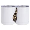 10 oz. White Stainless Steel Short Tumbler Thumbnail