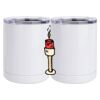 10 oz. White Stainless Steel Short Tumbler Thumbnail