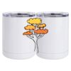 10 oz. White Stainless Steel Short Tumbler Thumbnail