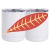 10 oz. White Stainless Steel Short Tumbler Thumbnail