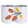 10 oz. White Stainless Steel Short Tumbler Thumbnail