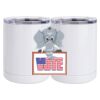 10 oz. White Stainless Steel Short Tumbler Thumbnail