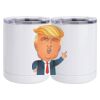 10 oz. White Stainless Steel Short Tumbler Thumbnail