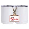 10 oz. White Stainless Steel Short Tumbler Thumbnail