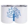 10 oz. White Stainless Steel Short Tumbler Thumbnail