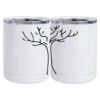 10 oz. White Stainless Steel Short Tumbler Thumbnail