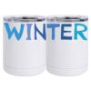 10 oz. White Stainless Steel Short Tumbler Thumbnail
