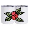 10 oz. White Stainless Steel Short Tumbler Thumbnail
