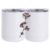 10 oz. White Stainless Steel Short Tumbler Thumbnail