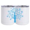 10 oz. White Stainless Steel Short Tumbler Thumbnail
