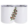 10 oz. White Stainless Steel Short Tumbler Thumbnail