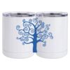 10 oz. White Stainless Steel Short Tumbler Thumbnail