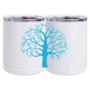 10 oz. White Stainless Steel Short Tumbler Thumbnail