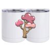 10 oz. White Stainless Steel Short Tumbler Thumbnail