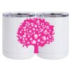 10 oz. White Stainless Steel Short Tumbler Thumbnail