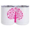 10 oz. White Stainless Steel Short Tumbler Thumbnail