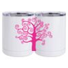 10 oz. White Stainless Steel Short Tumbler Thumbnail