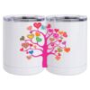 10 oz. White Stainless Steel Short Tumbler Thumbnail