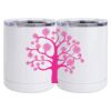 10 oz. White Stainless Steel Short Tumbler Thumbnail