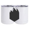 10 oz. White Stainless Steel Short Tumbler Thumbnail