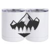 10 oz. White Stainless Steel Short Tumbler Thumbnail