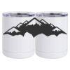 10 oz. White Stainless Steel Short Tumbler Thumbnail
