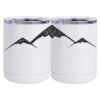 10 oz. White Stainless Steel Short Tumbler Thumbnail