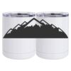 10 oz. White Stainless Steel Short Tumbler Thumbnail