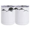 10 oz. White Stainless Steel Short Tumbler Thumbnail