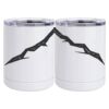 10 oz. White Stainless Steel Short Tumbler Thumbnail