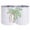 10 oz. White Stainless Steel Short Tumbler Thumbnail