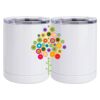 10 oz. White Stainless Steel Short Tumbler Thumbnail