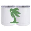 10 oz. White Stainless Steel Short Tumbler Thumbnail