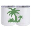 10 oz. White Stainless Steel Short Tumbler Thumbnail