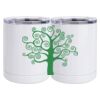 10 oz. White Stainless Steel Short Tumbler Thumbnail