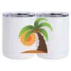 10 oz. White Stainless Steel Short Tumbler Thumbnail