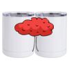10 oz. White Stainless Steel Short Tumbler Thumbnail