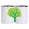 10 oz. White Stainless Steel Short Tumbler Thumbnail