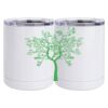 10 oz. White Stainless Steel Short Tumbler Thumbnail
