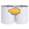 10 oz. White Stainless Steel Short Tumbler Thumbnail