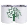 10 oz. White Stainless Steel Short Tumbler Thumbnail