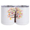 10 oz. White Stainless Steel Short Tumbler Thumbnail