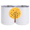 10 oz. White Stainless Steel Short Tumbler Thumbnail