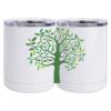 10 oz. White Stainless Steel Short Tumbler Thumbnail